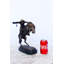 Sculpture en bronze Frederic Remington Bronco Buster - réplique américaine célèbre faite à la main, L 8 po x l 10 po x H 12 po