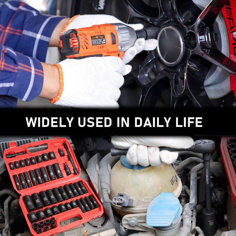 3/8" 48pcs Drive Impact Socket Set