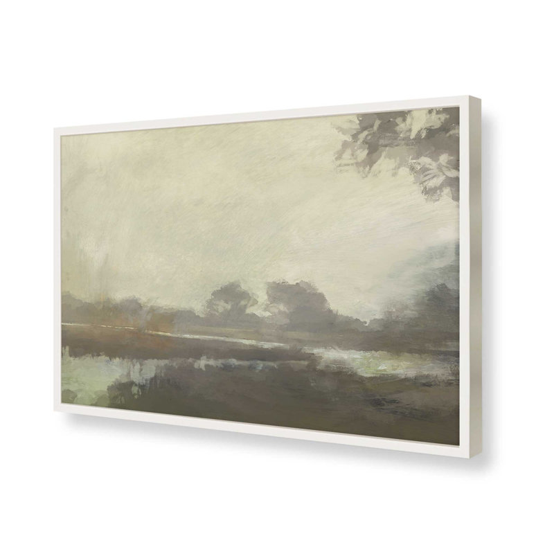 «August Sun» par Garima Dhawan, reproduction d'art, H 12 po x l 16 po, Blanc