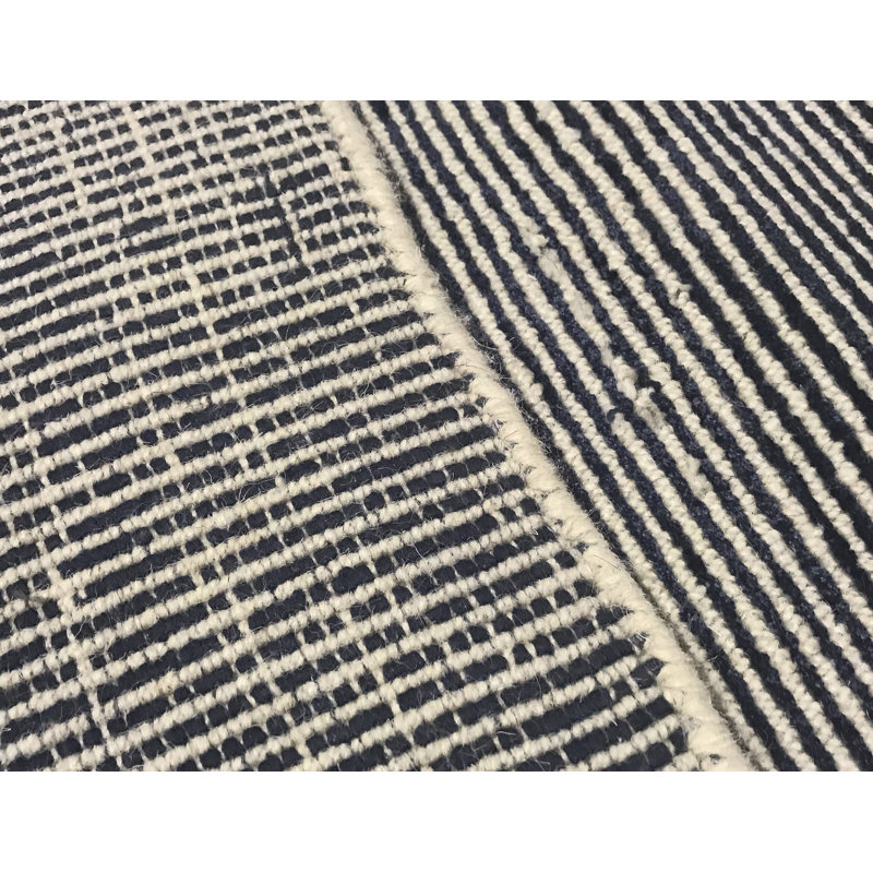 Tapis gris de haute qualité noué à la main