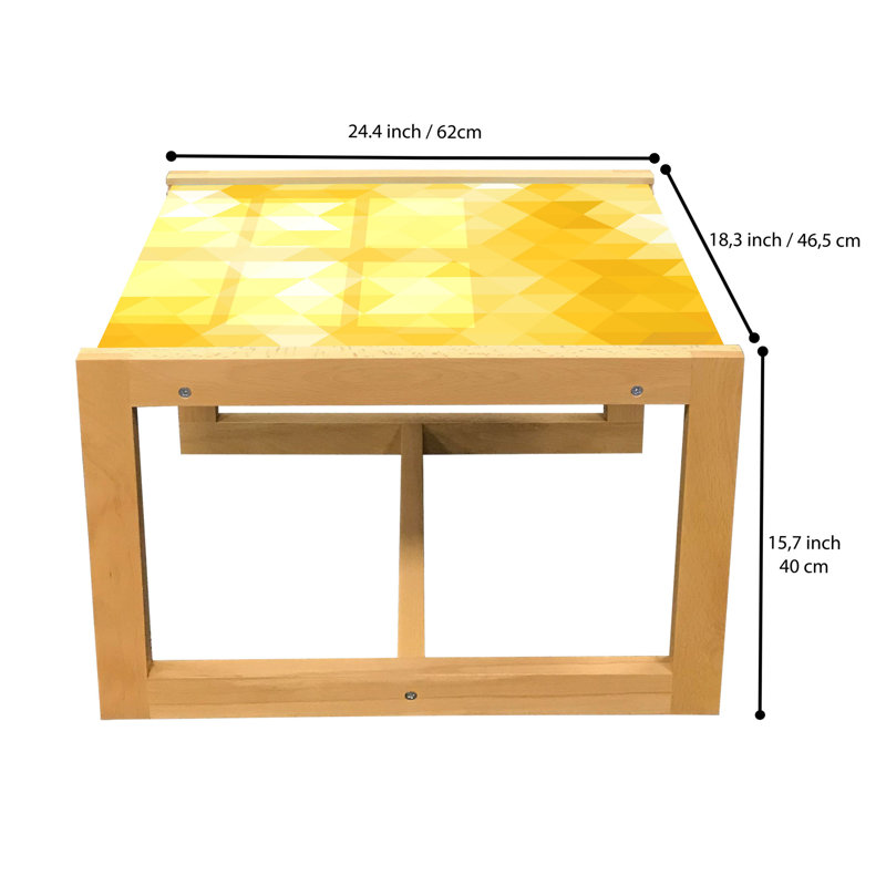 Jairius Sled Coffee Table, 62cm H x 46cm W x 40cm D