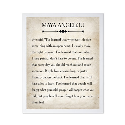 Maya Angelou