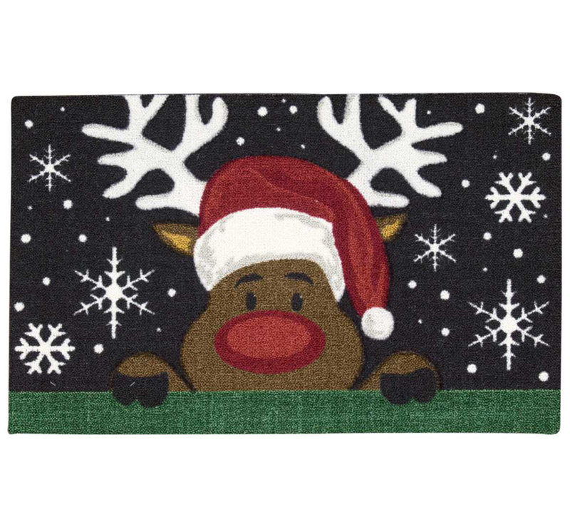 Tapis noir/rouge Bryson