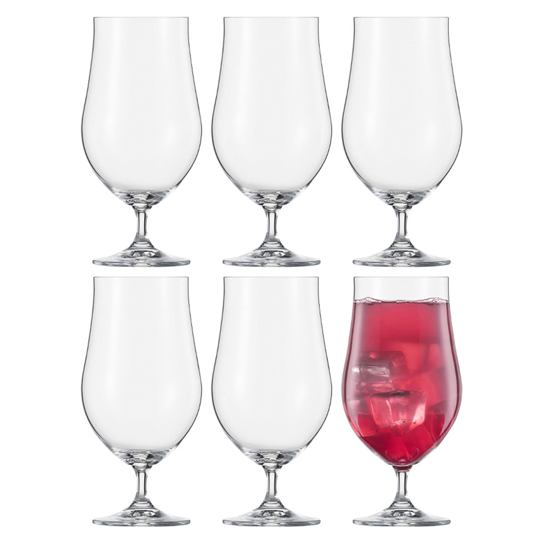 Rosalind Wheeler Cocktailglas 6er Set Vinezza, Longdrinkgläser, Kristallglas, 550 ml, 25507067