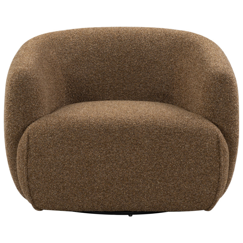 Fauteuil d'appoint Margaret Barrel, Brun