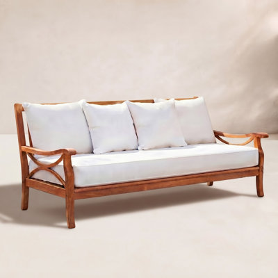 Brunswick 79" Teak Patio Daybed