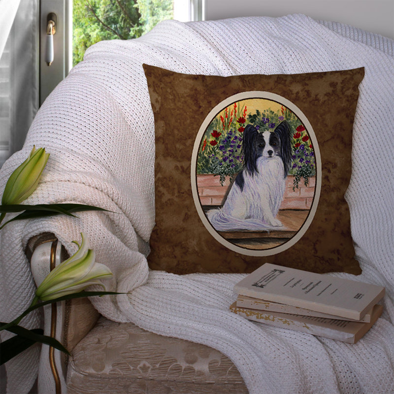 Coussin décoratif intérieur/extérieur papillion