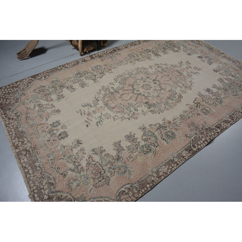 Tapis turc, grand tapis rétro, tapis de décoration intérieure, tapis neutres, tapis rétro, tapis de décoration intérieure brun