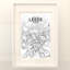 Carte de la ville de Leeds, impression-1059268967-1059268955