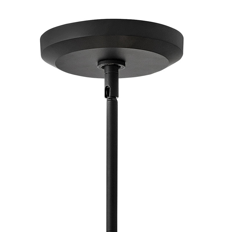 Ariza 7-Light Chandelier, Black, Camel