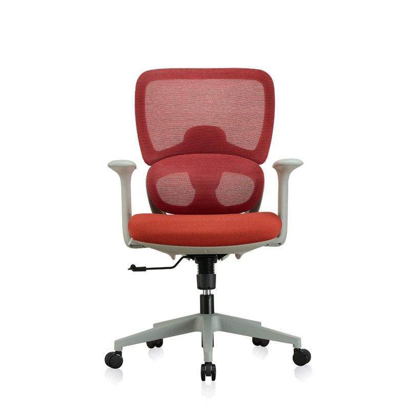 Saif Polyester Office Chair, Red