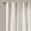 Panneau de rideau en polyester 50 po avec rayures et doublure touffetées-1454789542-1454789544
