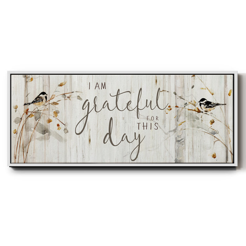 «Heaven and Nature Grateful», toile encadrée, H 8 po x l 20 po