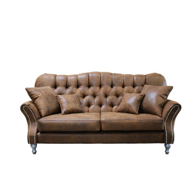 Sequoia Faux Leather Sofa