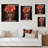 African American Woman with Turban V - Modern Wall Clock-681408695