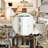 56 * 80 Bypass Barn Door-White Primed Solid Core Sliding Barn Door With Installation Hardware Kit/No Assembly Required-114625343