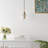 Jeseka 1 - Light Brass Bowl Pendant