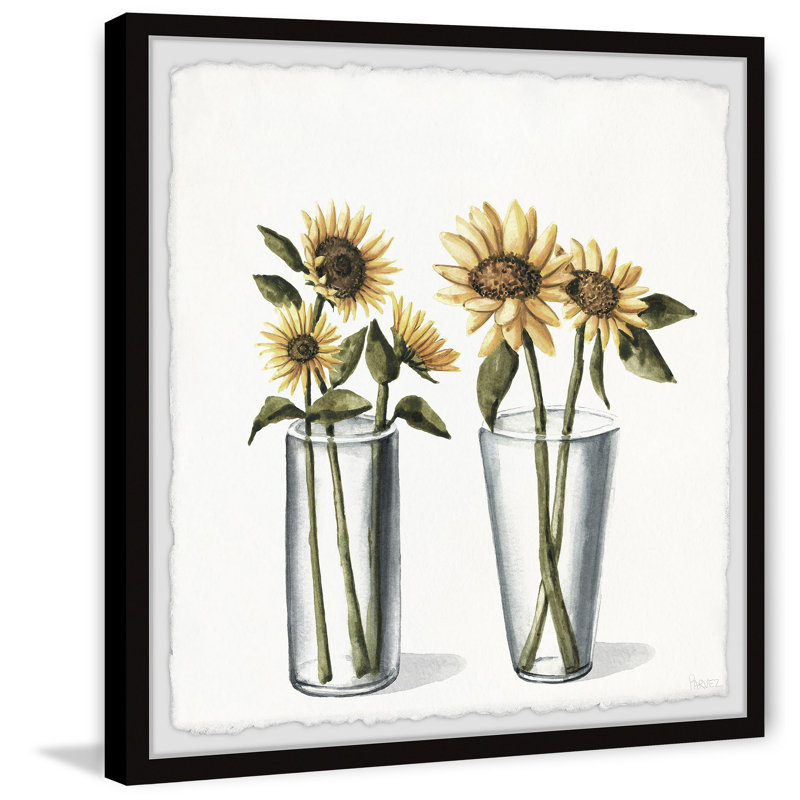 Love My Sunflower by Parvez Taj - Single Picture Frame Painting, 81cm H x 81cm W