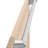 ZLINE 18 in. Tallac Series Dishwasher in Unfinished Wood & Traditonal Handle, 51dBa