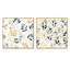 Ulverst - Ensemble de 2 collages carrés floral et botanique-101861277-101861273