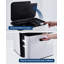 Double poubelle pour la cuisine, poubelle à 2 compartiments en acier inoxydable-126113130