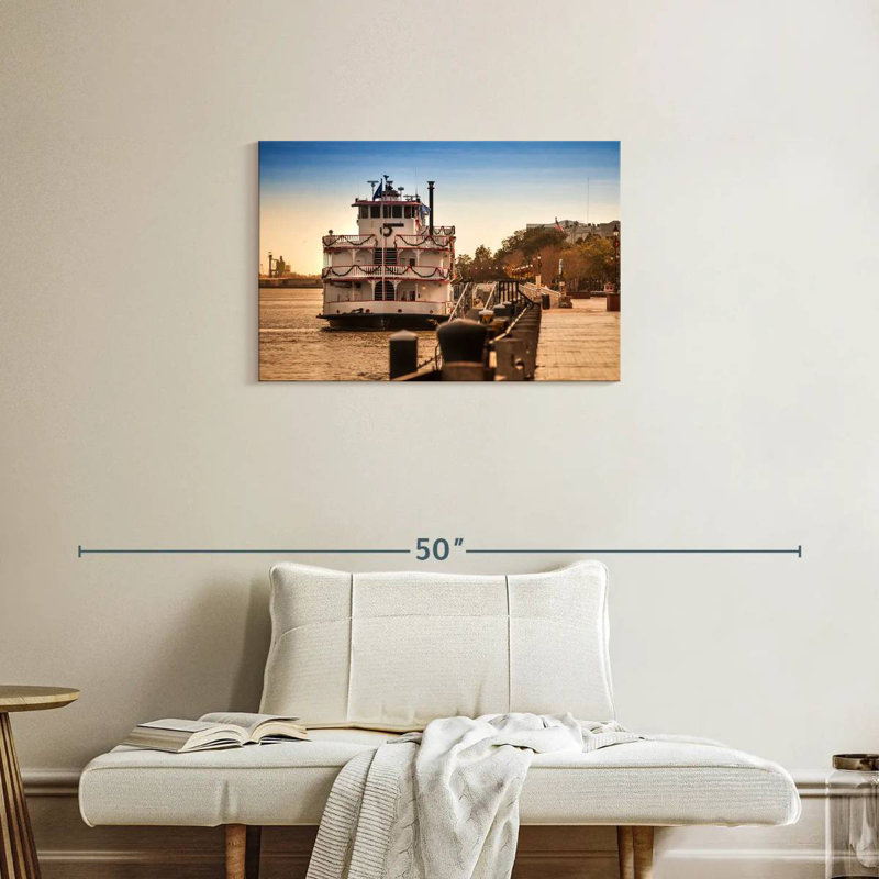 Mehar Savannah River bateau, H 20 po x l 30 po