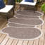 Tapis d'intérieur / extérieur brun clair / beige Monte Modern-938657990