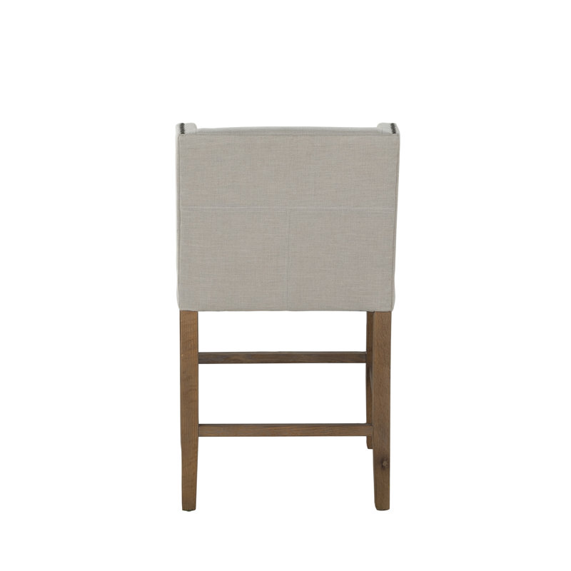 Winston Bar Stool, Burnished Oak, Counter Stool (24.4" Seat Height)