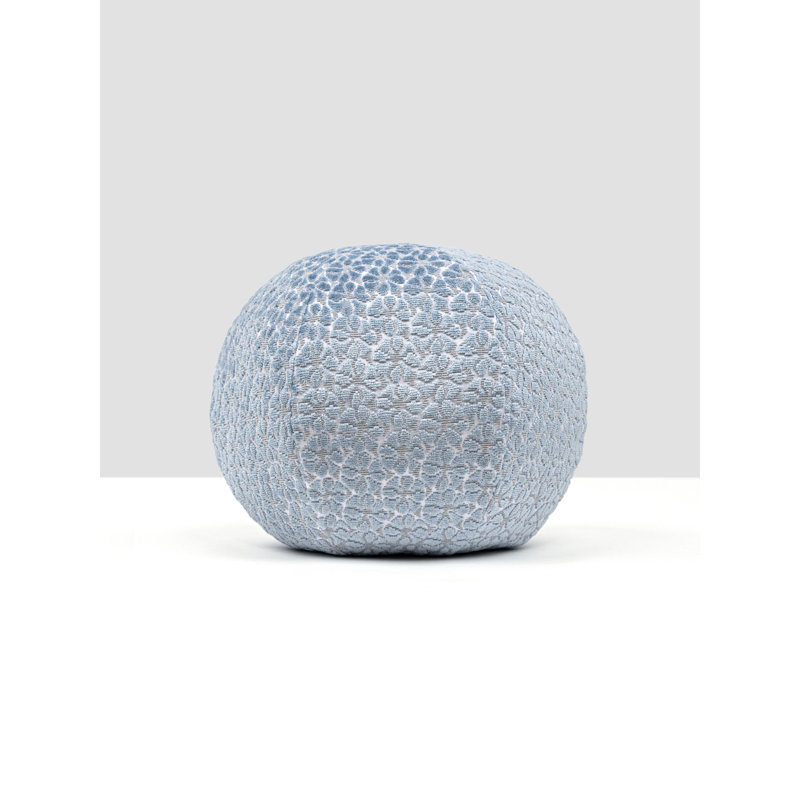Coussin en coton réversible, Bleuet