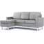 Petit canapé modulaire petit espace, gris