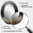 Baseball Subtle Strikeout - Modern Oval Wall Mirror-1579383286
