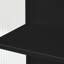 Armoire moderne pour salle de bain avec tablette - rangement fermé 24,21 po noir, porte-serviettes-1956539003