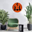 Plaque en métal Spooky Witch Halloween