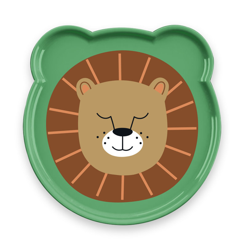 Ensemble de 4 assiettes pour enfants en forme de grenouille