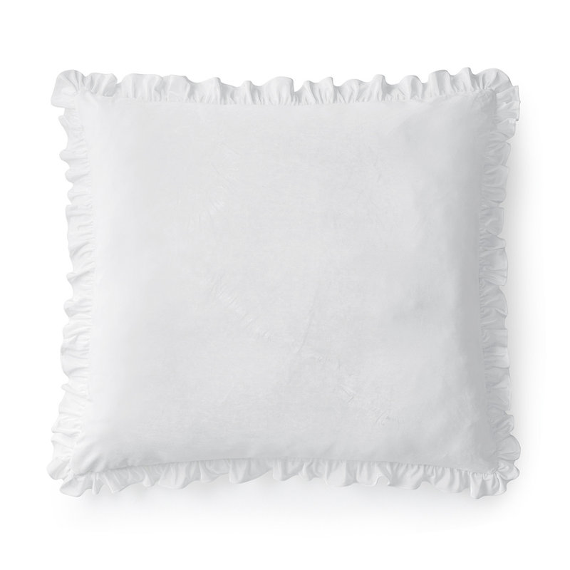 Ensemble de coussins en velours Rainha, Blanc