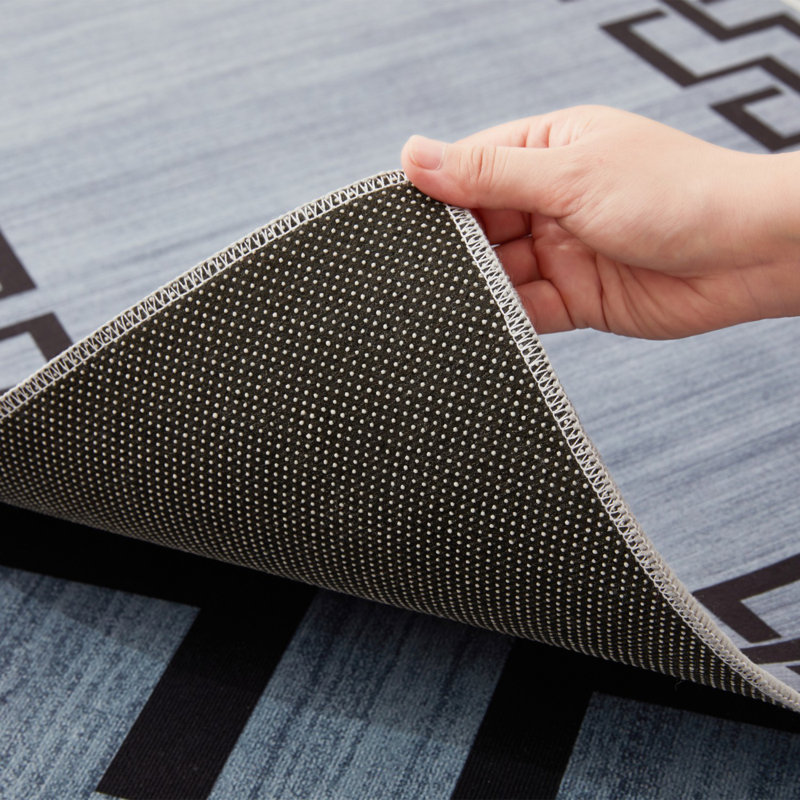Aspire Homeware Grey Geometric Area Rug Modern Indoor Carpet, Rectangle 200 x 290 cm