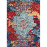Transitional One-of-a-Kind Rectangle 6'7" X 9'6" Hand Knotted Area Rug