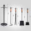 Pryer Iron Fireplace Tool Set
