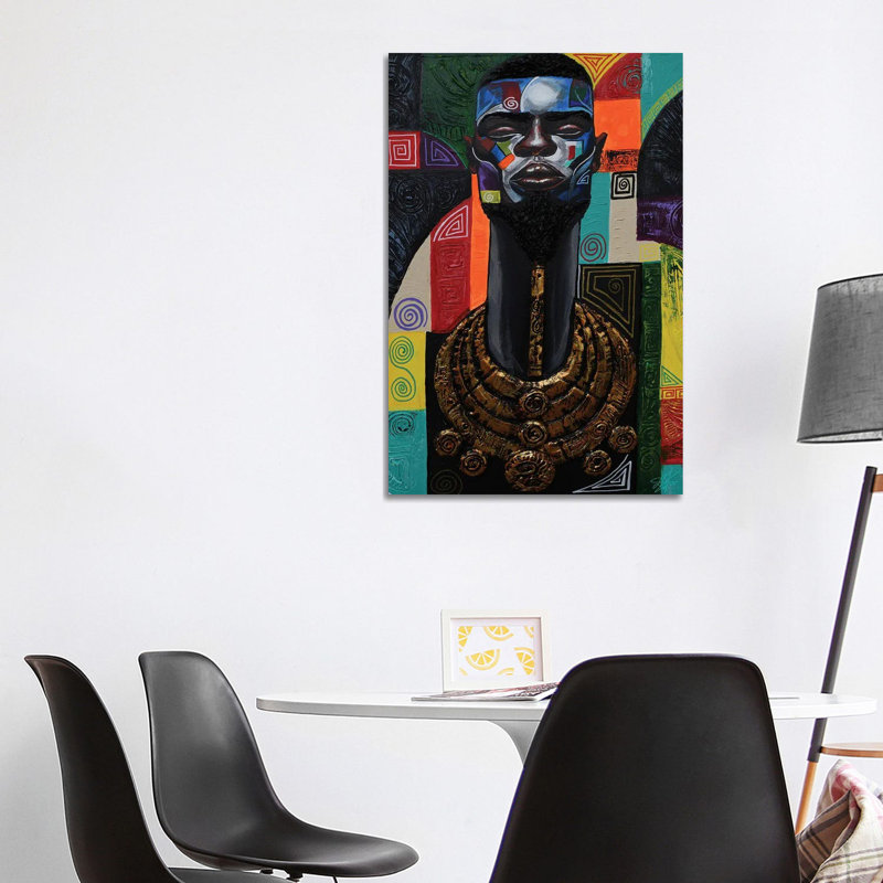 «King Vibes», reproduction d'art sur toile encadrée, H 40 po x l 26 po, Toile tendue, Ne s’applique pas