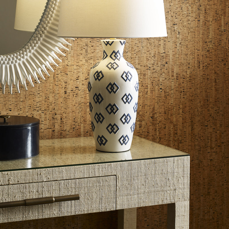 Linked Table Lamp, White/Black
