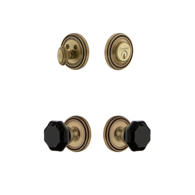 Soleil Knobs with Deadbolt