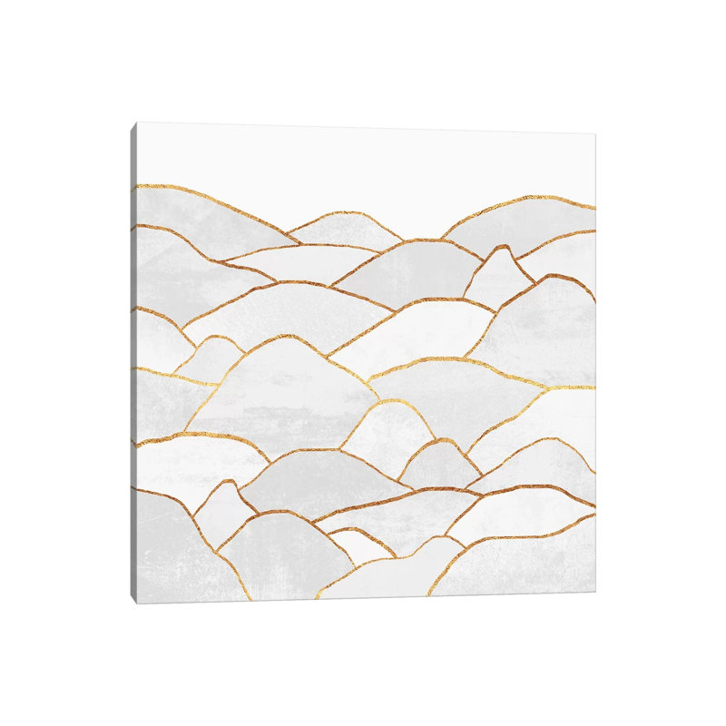 White Hills by Elisabeth Fredriksson - Wrapped Canvas Print, 66.04 cm H x 66.04 cm W x 1.91 cm D