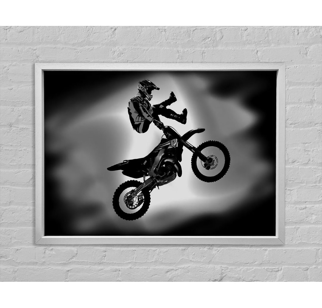 Free Style Motocross B N W - Druck