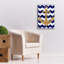 «Chevron Anchor» par Artpoptart, art mural sur toile, 18 po x 26 po