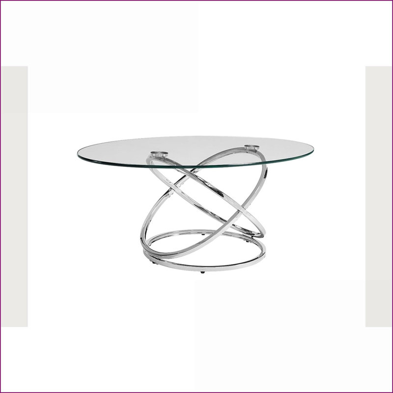 Ensemble de tables basses contemporaines en métal avec 2 tables de bout - robustes et peu encombrantes pour le salon