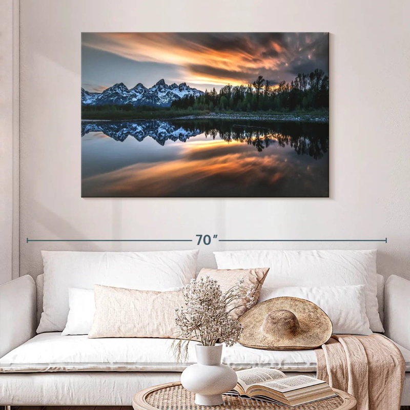 Alvord Grand Teton Sunset Glow, H 32 po x l 48 po