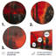 Décoration murale rouge et noir Power Surgeon Power Plant I - Power Plants-1932721498-1932721509