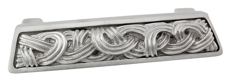 Sanzio Finger Pull, Satin Nickel