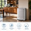 Poubelle en acier inoxydable de 13 gallons avec couvercle, poubelle de cuisine rectangulaire de 50 L, poubelle à pédale mains libres, couvercle silencieux à fermeture en douceur, taches et empreintes digitales
