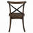 Dining Side Chairs Set Of 2 X-Design Metal Accent